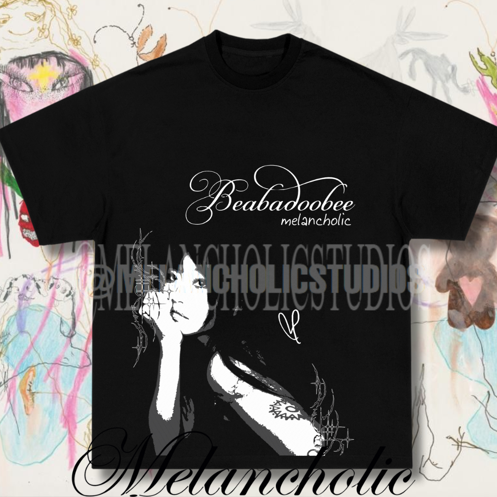 Camiseta Oversized Beabadoobee Melancholic – Opium Y2K