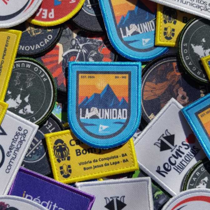 Patch Personalizado até 10cm Personalizado com seu Logo | Shopee Brasil