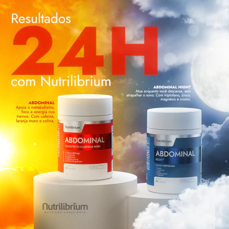 Suplementos Kit Abdominal Dia e Noite 120 Cápsulas Nutrilibrium - Vista 2