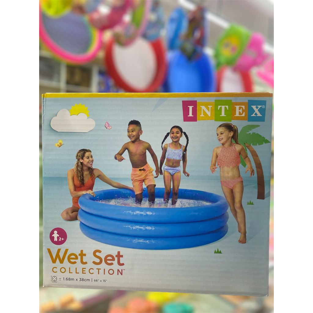 Piscina Inflável Infantil Intex Wet Set Collection – Diversão Garantida ...