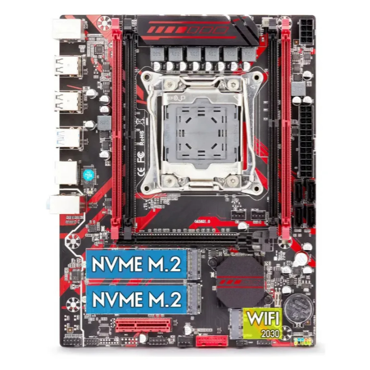 PLACA MAE D4 X99 MICRO ATX RED 4 BANCOS MEMORIA DDR4