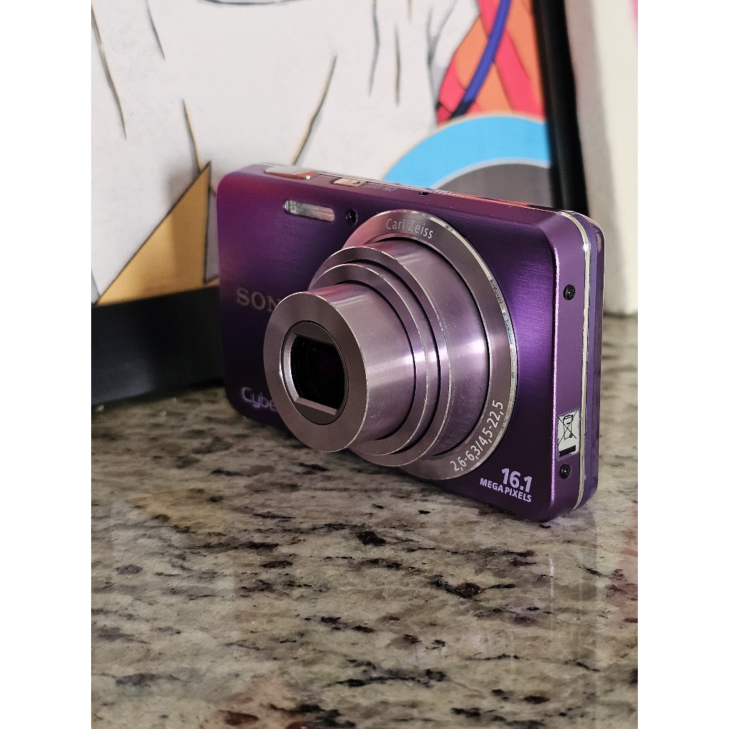 Camera Sony Cyber-shot DSC-W630 Roxa 16gb completa - id135