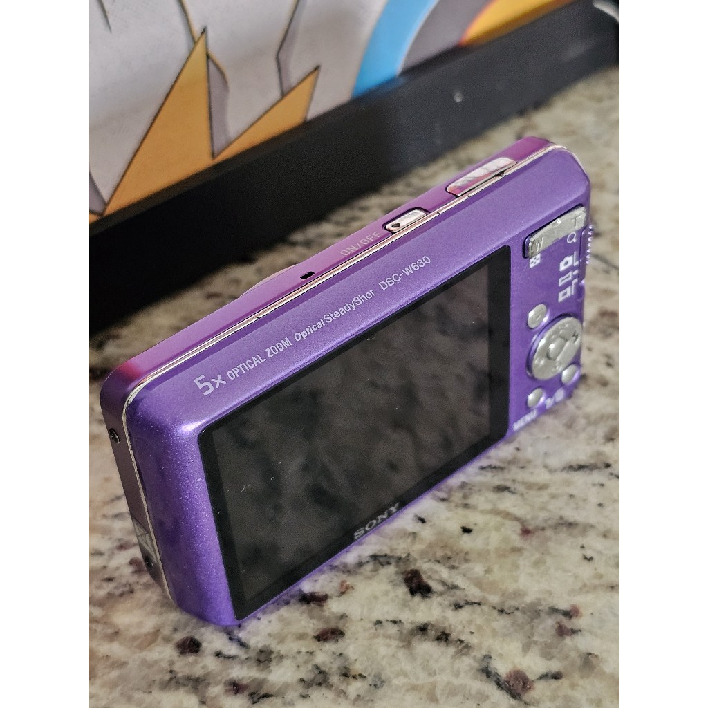 Camera Sony Cyber-shot DSC-W630 Roxa 16gb completa - id135