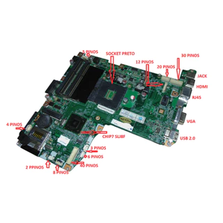 Placa-mãe Pc All In One Positivo Master U950