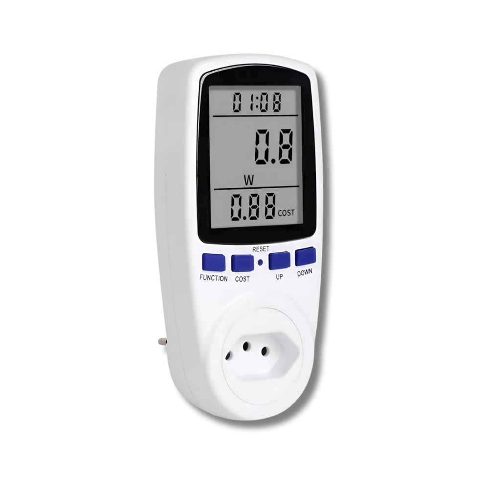 Medidor De Consumo Potência Tensão Corrente Tomada Elétrica 110v/220v