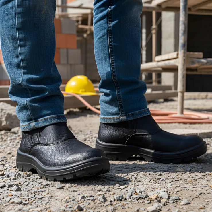 Bota De Segurança Para Trabalho Resistente Confortável Leve | Shopee Brasil