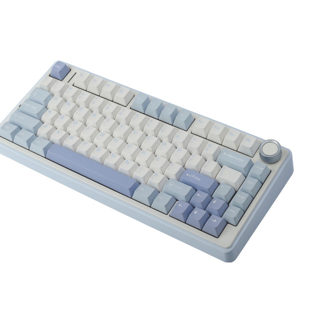 Teclado Aula F75 Sem Fio Mecânico Tri Mode Hot Swap