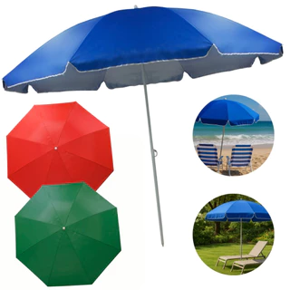 Guarda-sol Grande Gigante 2,32m Praia Piscina Verão 2025 Reforçado Pesca Resistente