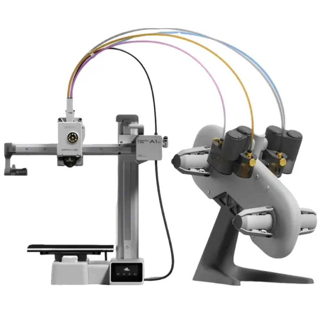 Impressora 3D Bambu Lab A1 Mini Combo | AMS Lite Multicor 4 Cores | Rápida, Silenciosa e Fácil uso