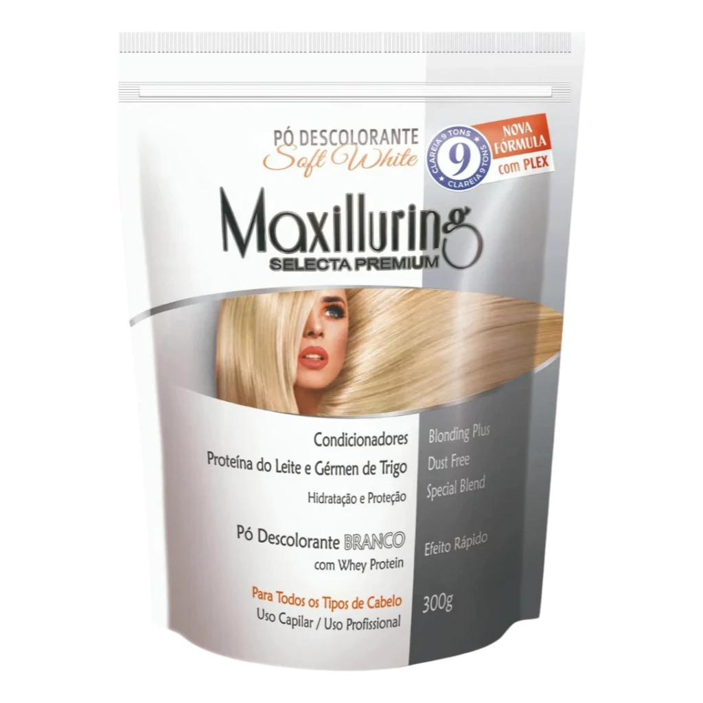 O MELHOR PÓ DESCOLORANTE- BRANCO MAXILLURING PROFISSIONAL | Shopee Brasil