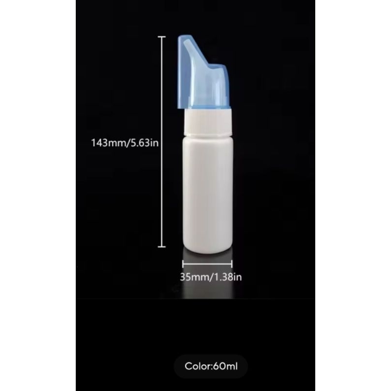 Spray Nasal Limpeza Nariz 60ml. Cuidados Com Rinite Resfriado | Shopee ...