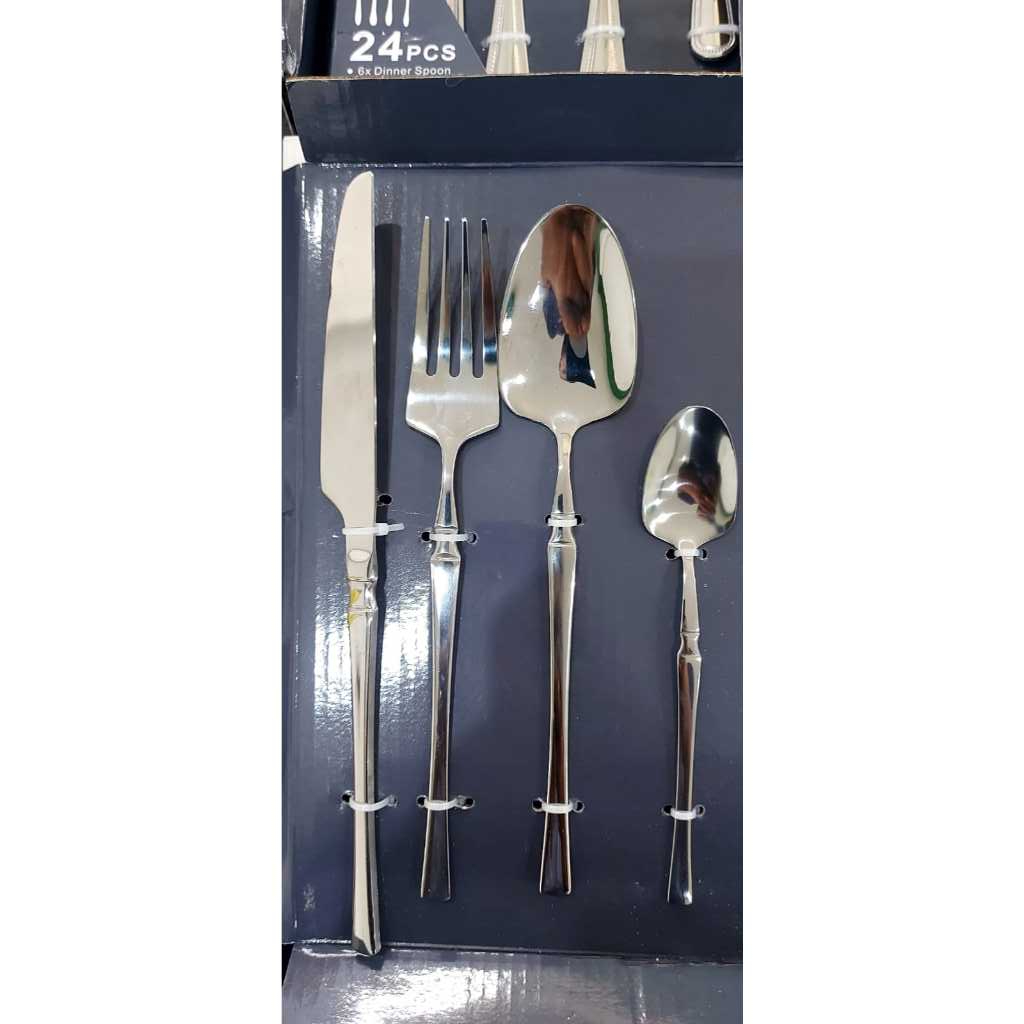 Kit Talheres 24 Peças IDee Home Inox – Faqueiro Completo para 6 Pessoas ...
