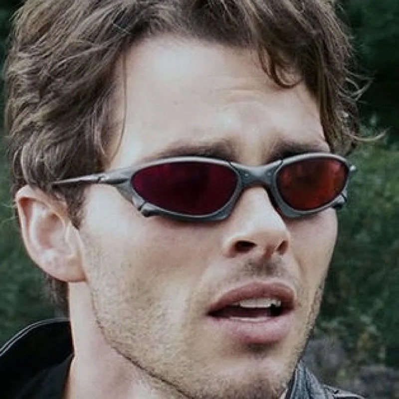 oculos Ciclope Da Pennny Lentes vermelha Armação metal Envio Imediato