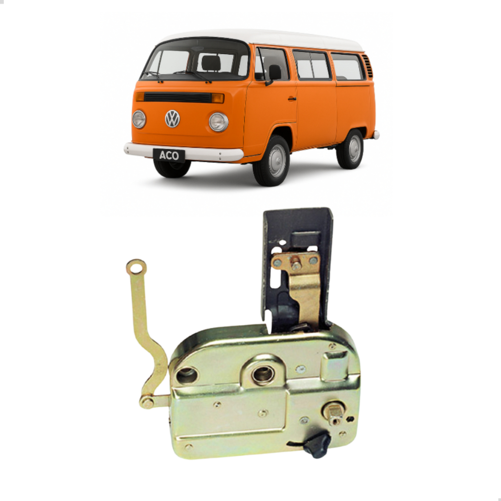 Fechadura Porta Lateral Corrediça Trava Kombi Clipper 1997 a 2013