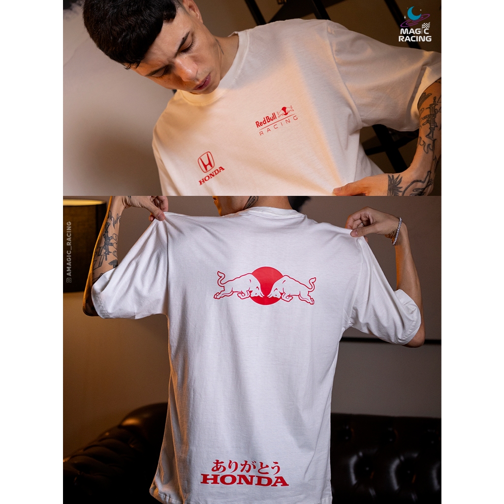 Camiseta F1 Honda Red Bull - Turquia 2021 - 100% Algodão | Shopee