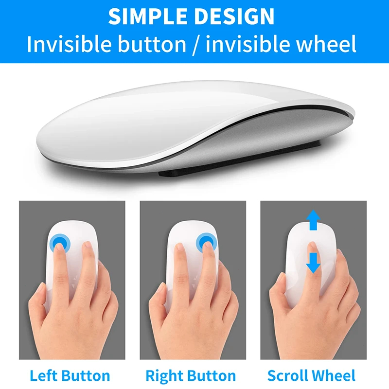 Mouse Mágico 2 Sem Fio Bluetooth Para APPLE Mac Book Macbook Air