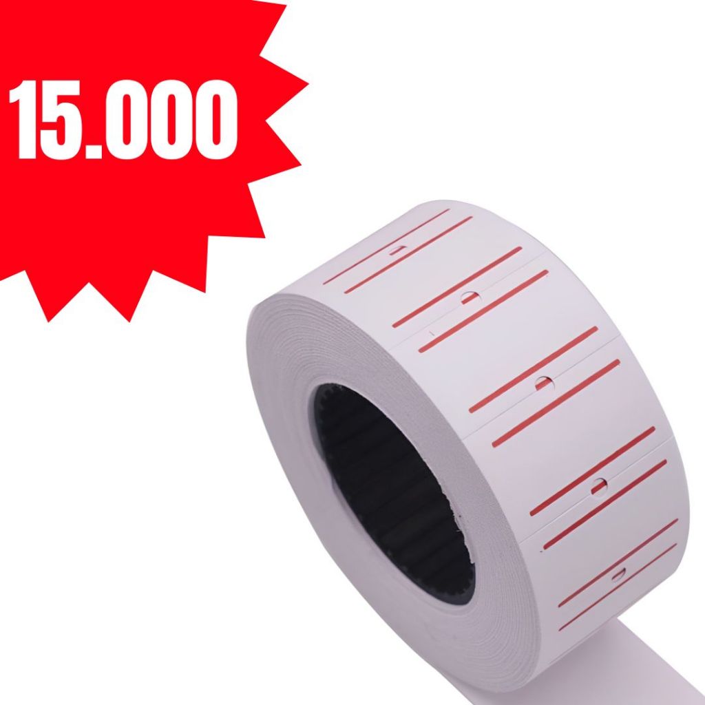 Etiqueta para Etiquetadora de Preço Refil com 15.000 Etiquet