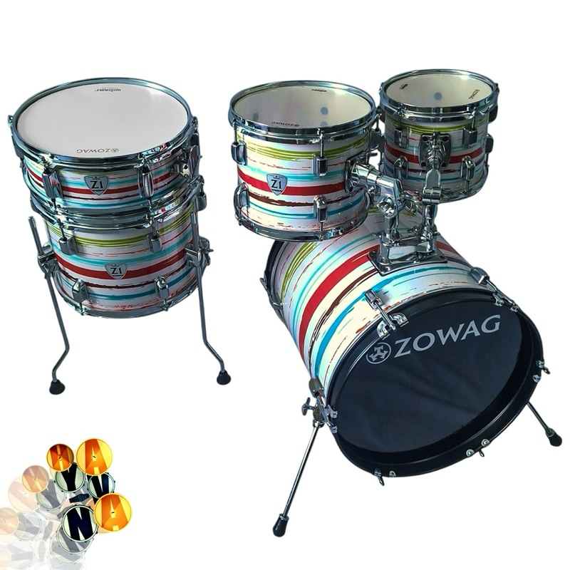 Bateria Acústica Zowag Z1 Poplar Series - Noah Shell Pack | Shopee