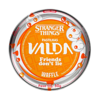 Pastilhas Valda Stranger Things Friends Dont't Lie Waffle 50g