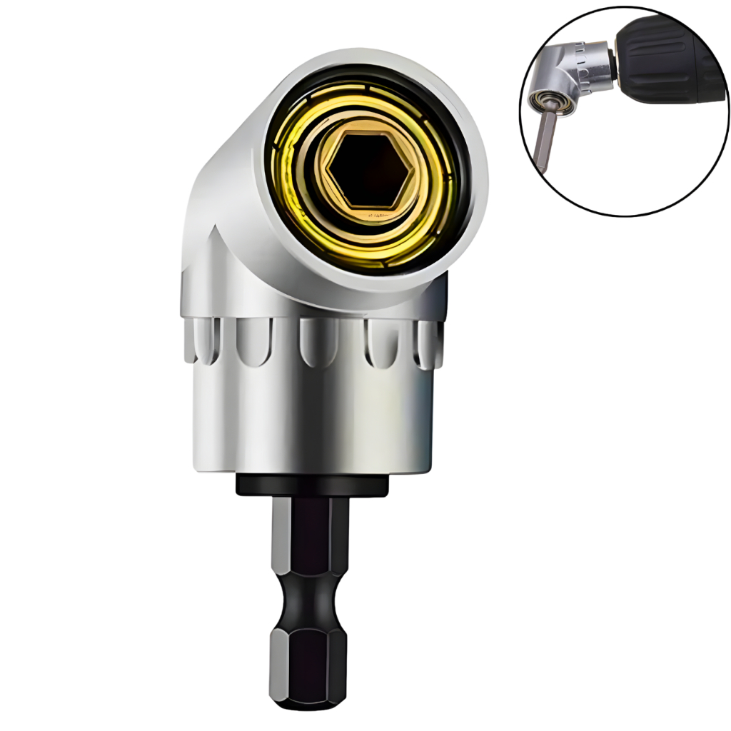 Adaptador Angular De Canto Para Furadeira Parafusadeira Encaixe 1/4 ...