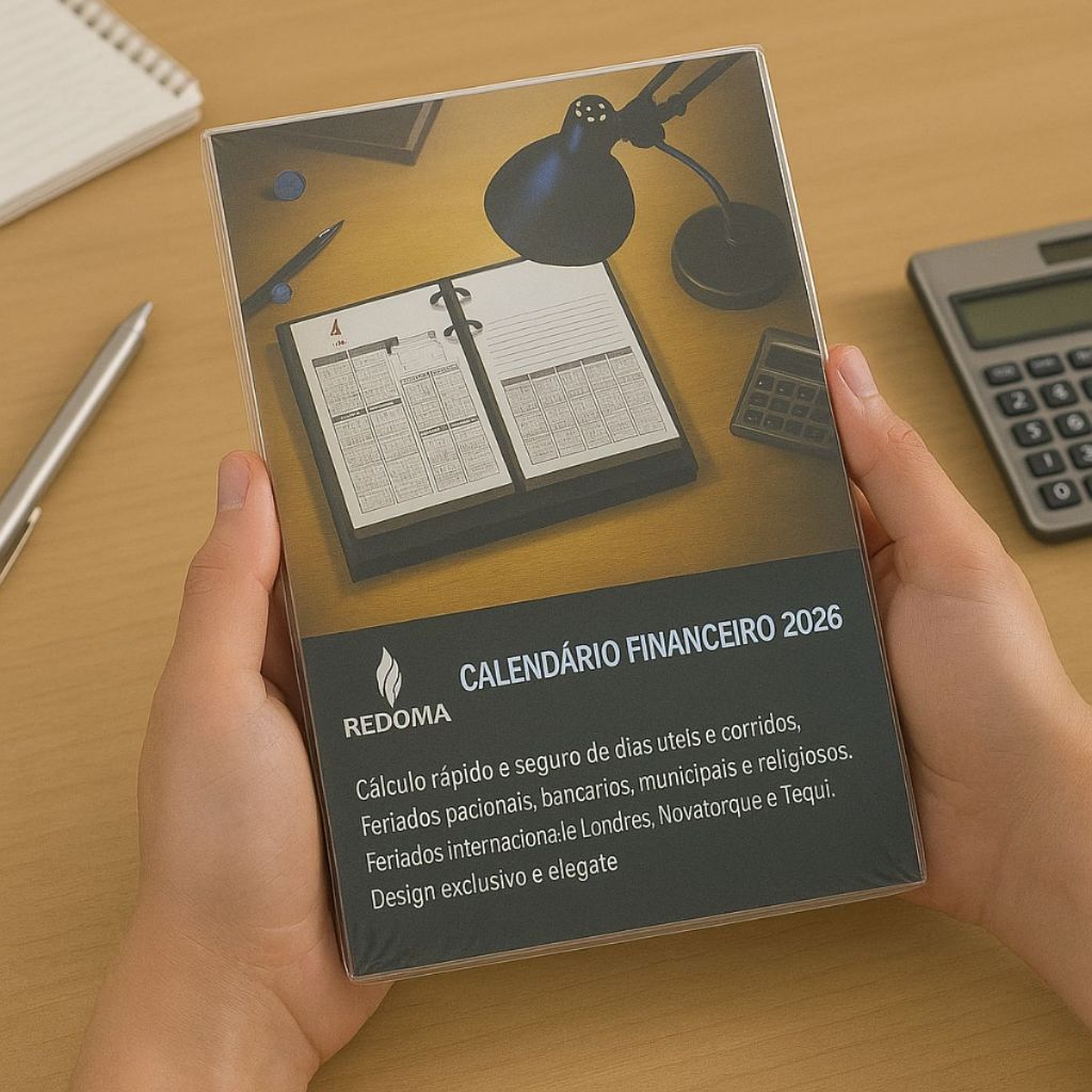 Refil Calendário Financeiro Redoma Ano 2026 MOD 360 | Shopee Brasil