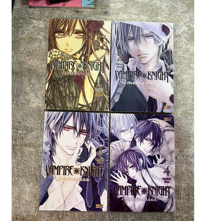 Vampire Knight Memories Vol.01 ao Vol.04 Matsuri Hino Shopee Brasil