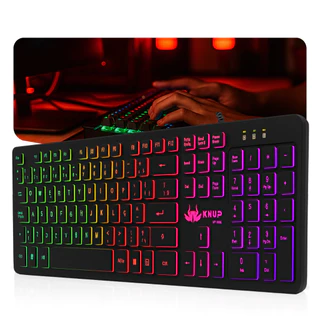 Teclado Gamer RGB Teclado Mecânico Profissional Chroma Rgb Iluminado Jogos Pc Usb Computador