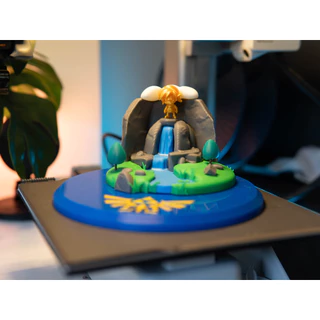 Diorama Zelda 3D – Link na Montanha, Edição Exclusiva