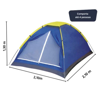 Barraca Camping Iglu 4 Pessoas Barraca Acampamento Barraca Camping Praia MENOR PREÇO em Oferta na Shopee