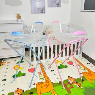 Kit Banho do seu bebe - Banheira 22Litros+Suporte em Oferta na Shopee