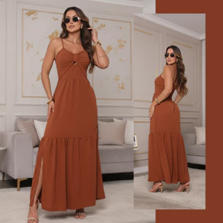 Vestido De Festa Longo Feminino Super Promoção em Oferta na Shopee