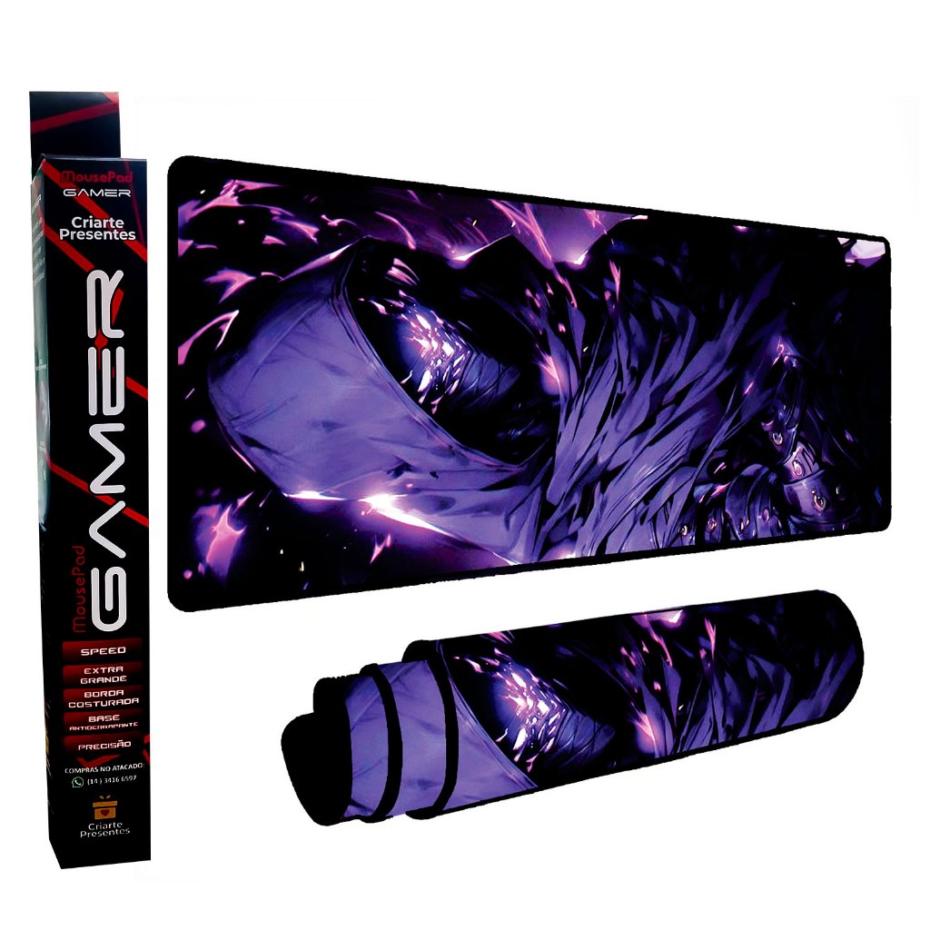 Mouse Pad Gamer Deskpad Speed Extra Grande com Borda Costurada Premium Profissional 120x60 Lindas Estampas MEGA OFERTA