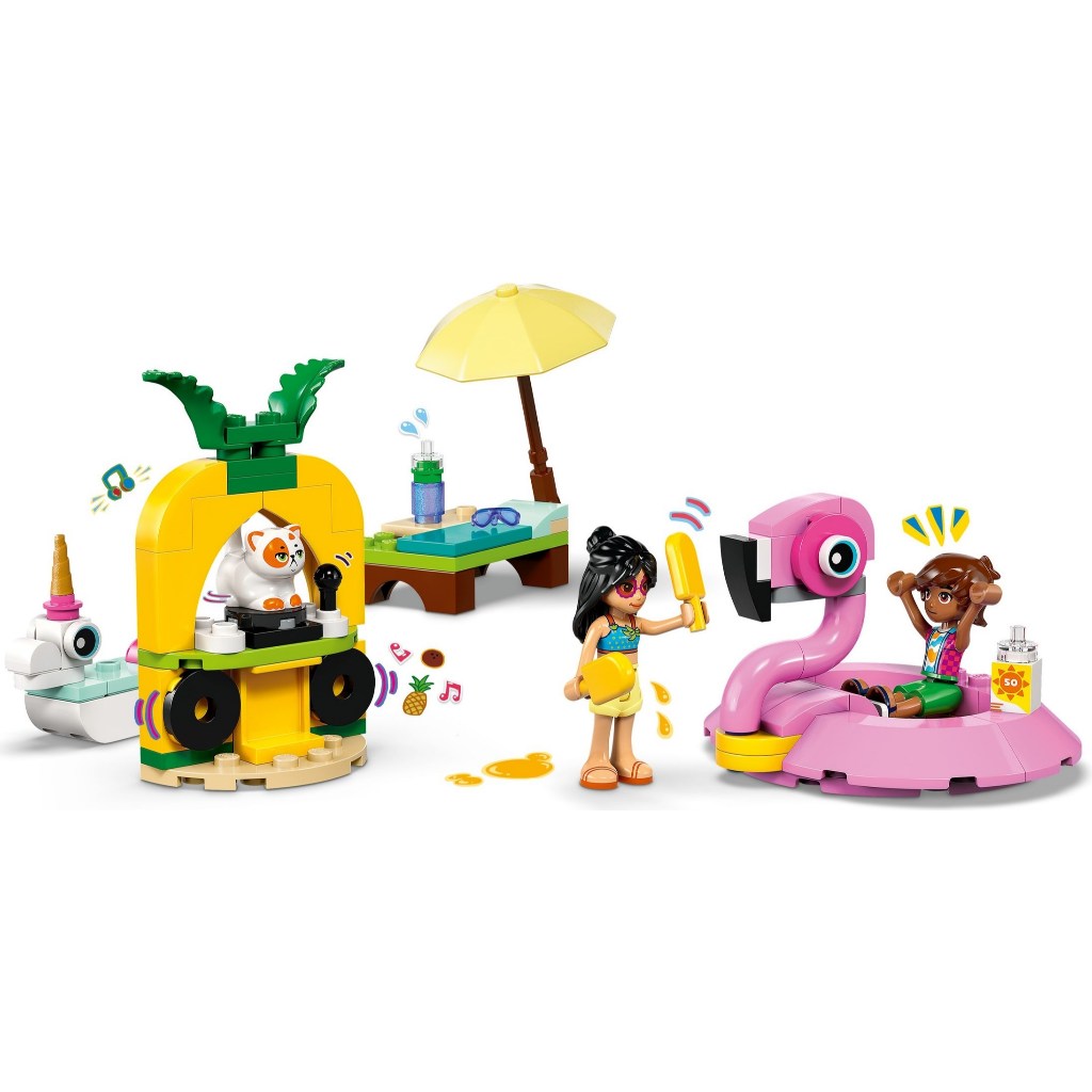 Lego 42658 - Festa na Piscina com Unicornio e Flamingo - Lego