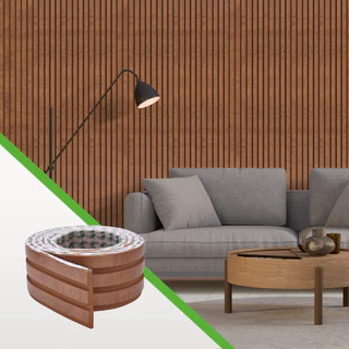 Painel Ripado Autocolante de EVA Meu Rodapé Linha Urban Bronze 10cm | Envio FULL em Oferta na Shopee