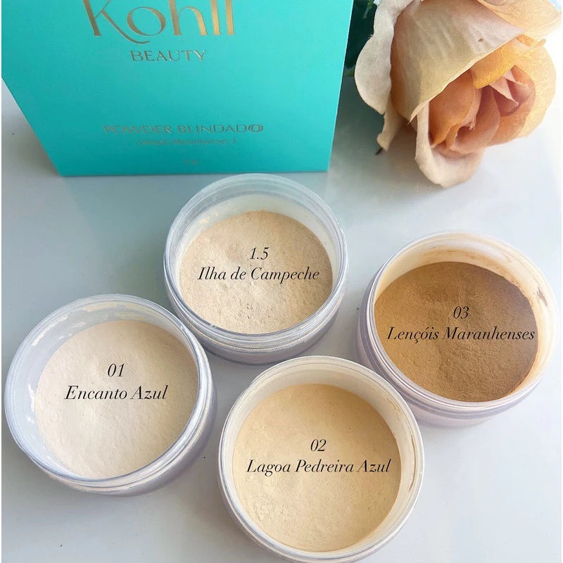 Pó Facial - Powder Blindado - Kohll Beauty ORIGINAL | Shopee Brasil
