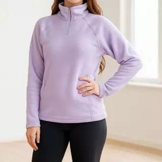Casaco Fleece Soft Feminino Fitness Leve Prático Roupa de Treino Confortável
