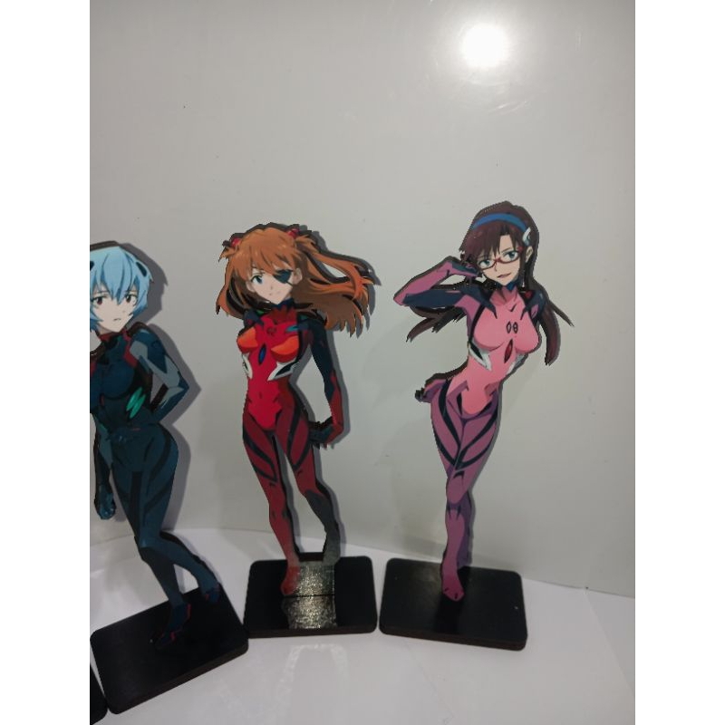 neon genesis Evangelion combo 5 personagens anime shinji asuka rei