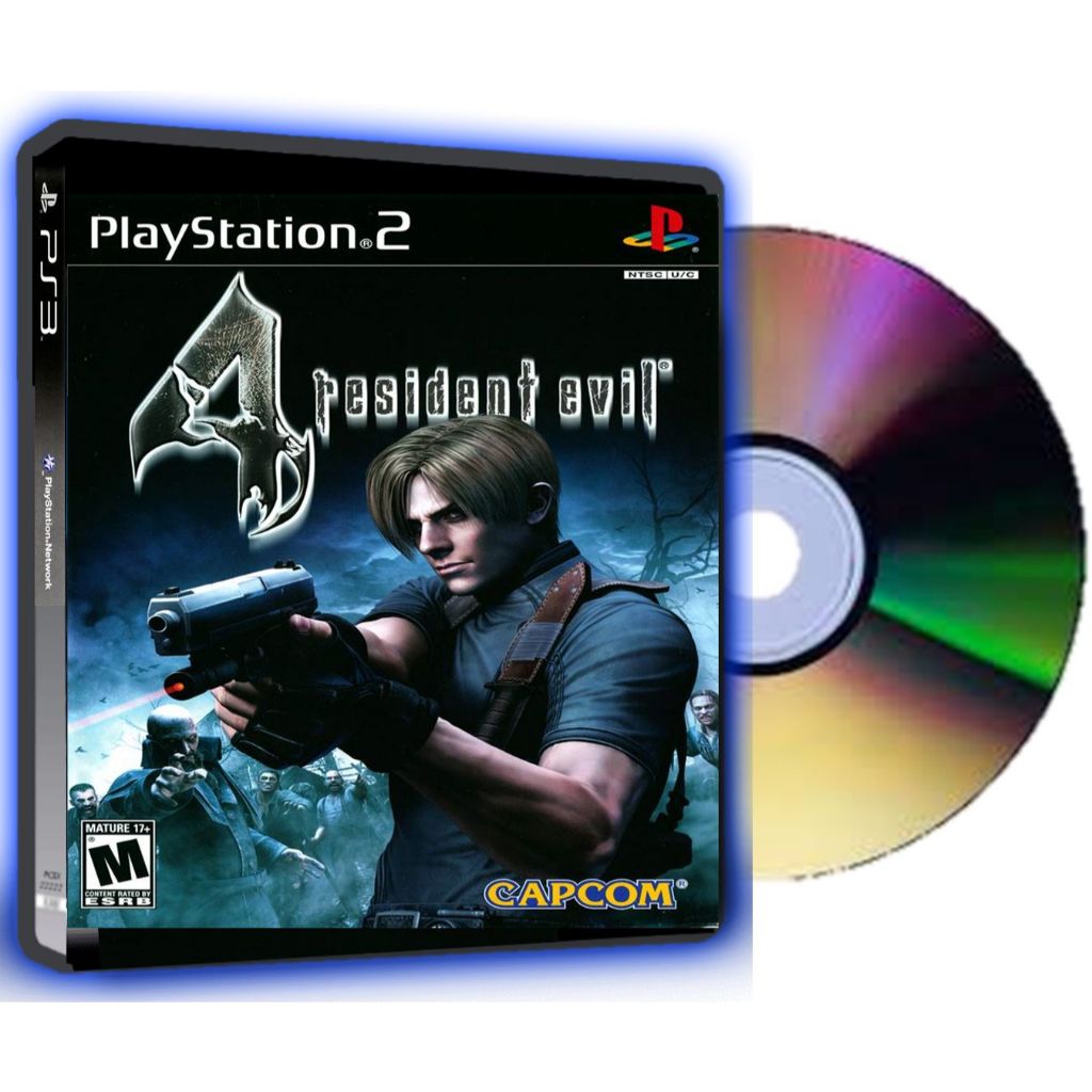 Resident Evil 4 com dublagem em português br ps2