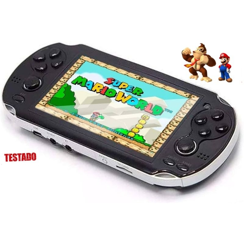 Video Game Portátil X6/X12 Jogos Arcade Super Nintendo Gba Sega