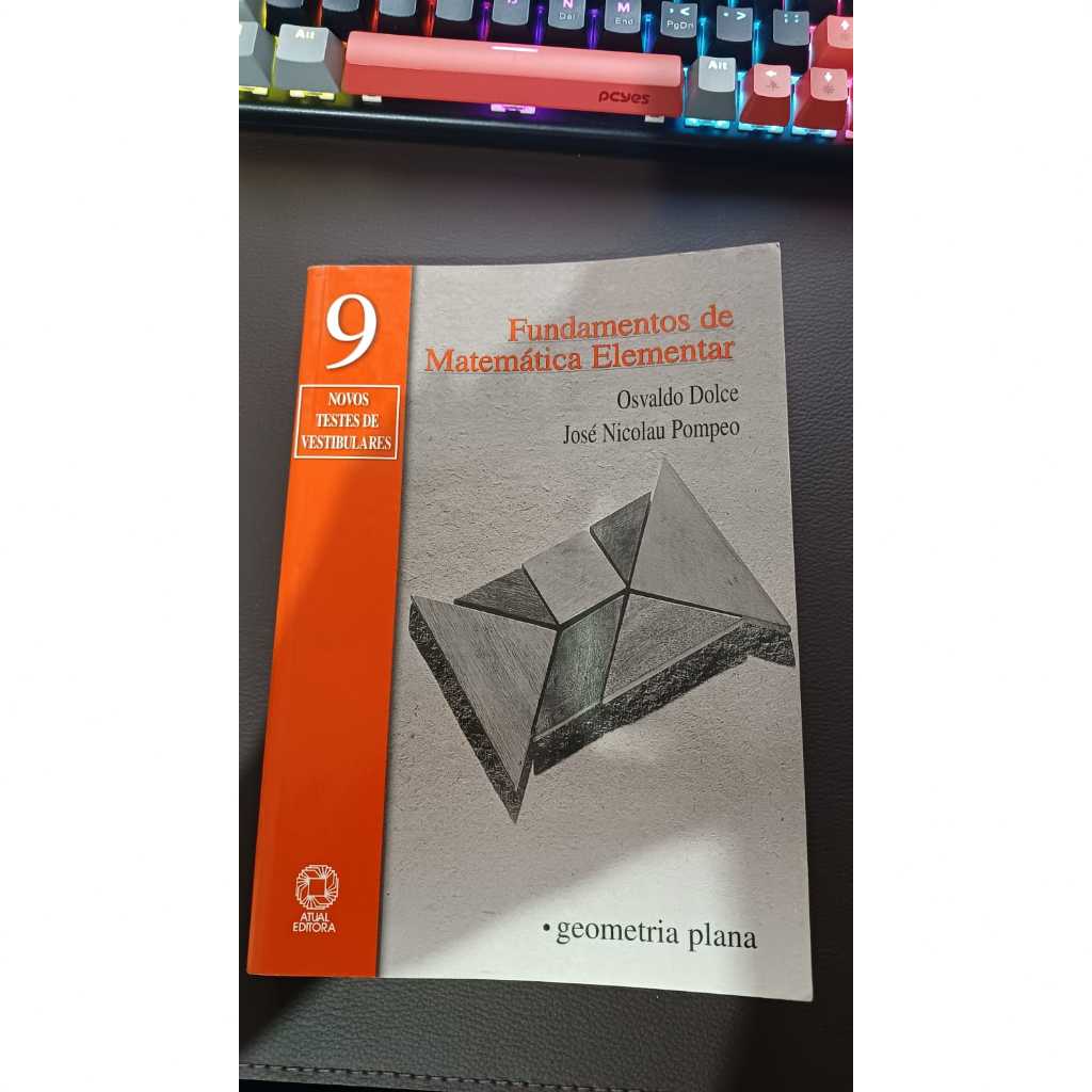 Fundamentos de Matemática Elementar Volume 9 Gemetria Plana | Shopee Brasil
