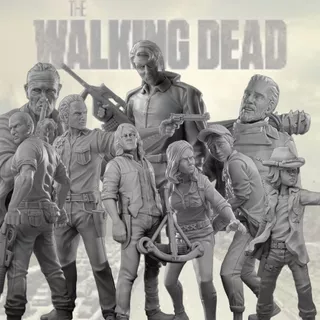 Miniatura para Zombicide The Walking Dead Wargames em Dungeons and Dragons DND Resina RPG