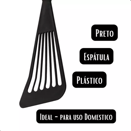 Espátula em Plástico e Nylon Utensílio de Cozinha Para Casa Restaurante Buffet
