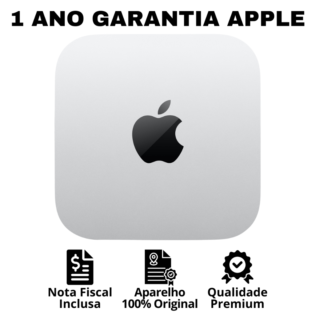 Apple Mac mini M4 限定保証 Mac Mini M4 16RAM 256GB Novo Lacrado NF + 1 Ano De Garantia Apple