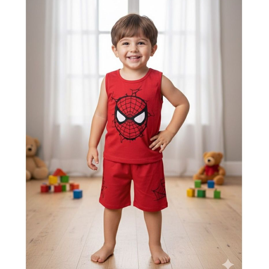 Pijama Personagem Infantil Masculino Pijama Malha Verão em Oferta na Shopee