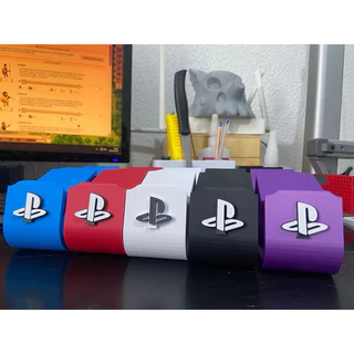 Suporte PS4/PS5 Duplo 2 controles design moderno para Vídeogame PS SONY