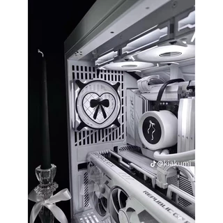 Grade fan Laço 120mm Customizacao Setup Pc Kawaii