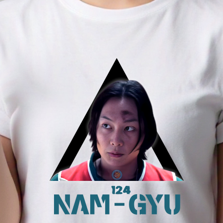 Camiseta Nam-Gyu Jogador 124 Round 6 Exlusiva 100% Poliéster