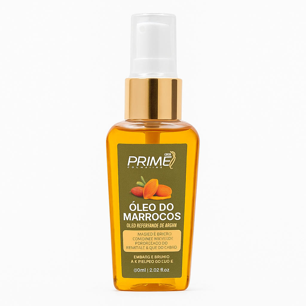 Óleo de Argan Profissional RDF Prime 60ml – Mais Brilho, Hidratação e ...