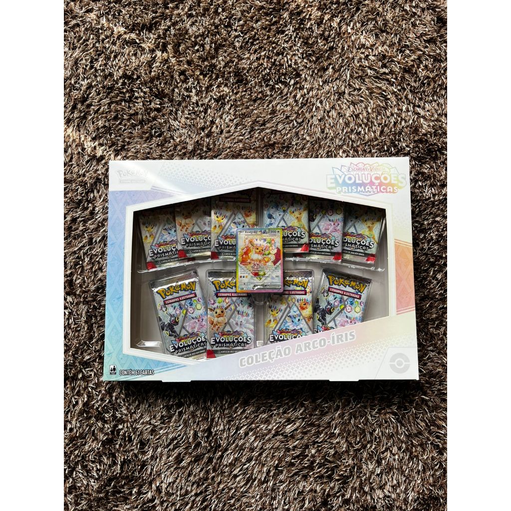 Box Coleção Arco-Íris Evoluções Prismáticas EV8.5 - Pokémon TCG ...