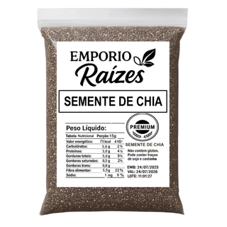 Semente de Chia Comercial 1Kg